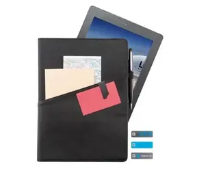 XD Design Komo 9-10" Universal-Lederhülle mit Tablet-Halterung / Schwarz