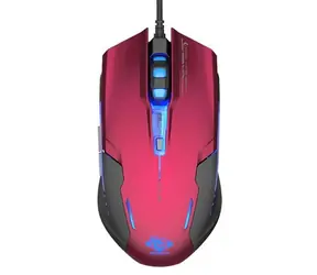 E-BLUE Auroza G rot / Optische Gaming-Maus / 3000DPI / 6 Tasten / 1 Rad / kabelgebunden (USB)