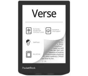 PocketBook Verse grau / 6" / 1024x758 / 8GB / E-Ink / 1500mAh / USB-C / WLAN