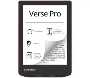 PocketBook Verse Pro rot / 6" / 1448x1072 T / 16GB / E-Ink / 1500mAh / USB-C / WLAN