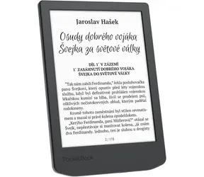 PocketBook 619 Verse Lite grau / 6" / 1024x758 / 8GB / E-Ink Card / 1000mAh / USB-C / Wi-Fi