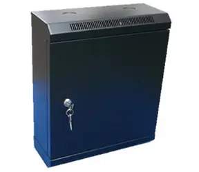 DATACOM 10" einteiliges Rack 12U 140 schwarz / Metalltür