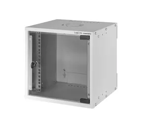 LogiLink W66Z30G grau / Schrank zur Wandmontage / 6HE / bis 30kg