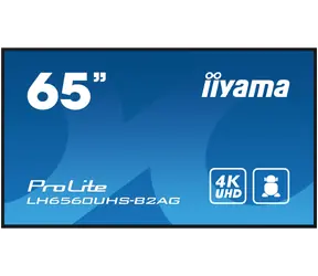 65" IIYAMA ProLite LH6560UHS-B2AG / 3840x2160 / VA / 16:9 / 6,5 ms / 5000:1 / 500 cd/m / HDMI / VESA / Kundendienst