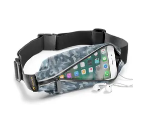 CellularLine WAISTBAND SUMMER EDITION Sportetui im Camou-Design / mit Zubehörtasche