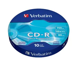 Verbatim CD- R 700 MB 10 Stück / 52x / WRAP EXTRA PROTECTION 