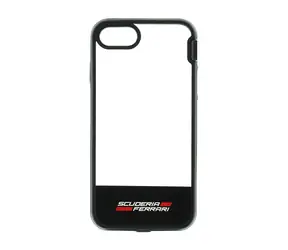 Ferrari Racing Hard Case BI Material Rückseite für Apple iPhone 7 & 8 schwarz