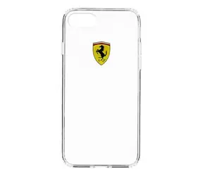 Ferrari Racing TPU-Hülle für die Rückseite für Apple iPhone 7 und 8, transparent