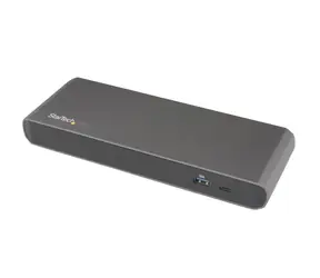 StarTech Thunderbolt 3 Dual-4K - Dockingstation für Laptops / Thunderbolt 3 / DP / USB / Mini-Buchse 3,5 mm / LAN