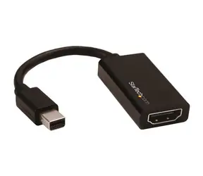 StarTech aktiver Adapter Mini DisplayPort M auf HDMI F schwarz / 4k und 2K / Sound 7.1