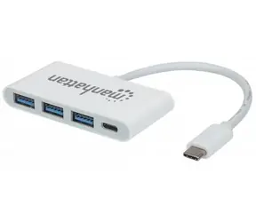 Manhattan USB-C 3.1 Gen 1 Typ-C-Hub / 1x USB-C / 3x USB A