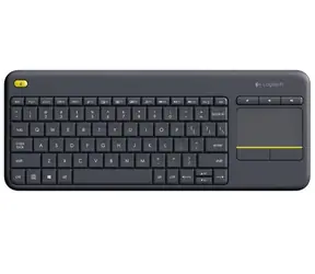 Logitech Wireless K400 PLUS DE / Kabellose Tastatur / Touchpad / USB