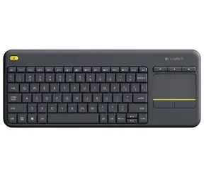 Logitech Wireless K400 PLUS / Kabellose Tastatur / Touchpad / USB / Nordisch