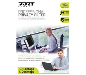 PORT CONNECT PRIVACY FILTER 2D - 24" (16:9) schwarz