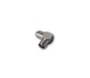 Zircon Reduktions-F-Buchse/IEC-Stecker abgewinkelt
