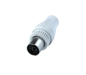 Solight SSN5600E weiß / Antennen-COAX-Buchse gerade - Typ Italien / 10 Stk