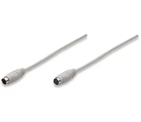 Manhattan Mini-DIN 6M > MiniDIN 6F / geschirmt / 3M