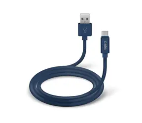 SBS Polo USB-C Silikonkabel blau / Nachverkauf
