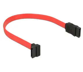 DeLock Kabel SATA 22cm hoch - gerade rot