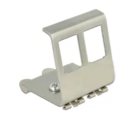 DeLock Keystone Metallmontage 2 Anschlüsse für DIN-Schiene
