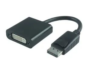 MicroConnect Adapter DisplayPort 1.2 - DVI-I MF / Dual-Link / 1920x1200 / 15cm / schwarz