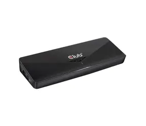 Club3D CSV-3103D Dockingstation Dual Display / 4K / DP / HDMI / DVI-I / 3x USB 3.0 / RJ45 / 3,5 Audio-Buchse