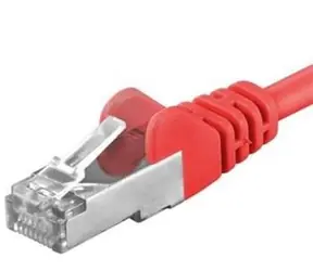PremiumCord SFTP CAT6A 5m rot / Patchkabel / RJ45-RJ45
