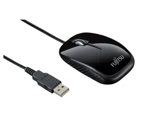 Fujitsu Mouse M420 schwarz / Optische Maus / 1000DPI / 3 Tasten / 1 Scrollrad / kabelgebunden (USB) 