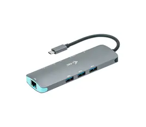i-TEC USB-C Metall-Nano-Dockingstation 4K HDMI LAN + Stromversorgung 100 W