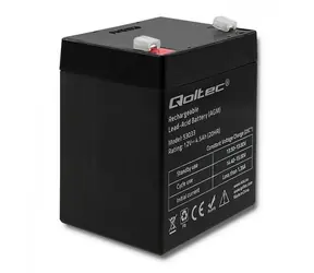 Qoltec -Batterie AGM 4,5 Ah / 12 V / max. 1,35 A