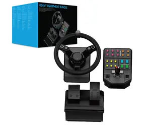 Logitech G Saitek Farm Sim Controller / Lenkrad mit Pedalen für Landwirtschafts-Simulator / PC