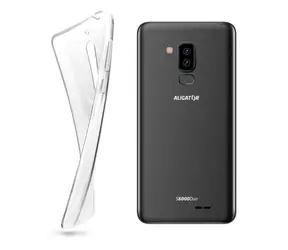 Aligator Silikonhülle für Aligator S6000 Duo / transparent / Ausverkauf