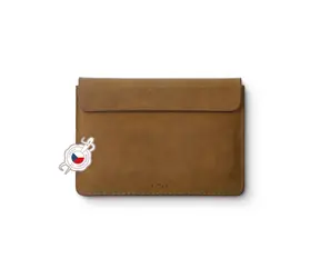 FIXED Oxford-Ledertasche für Apple iPad 9,7" braun / Echtleder 