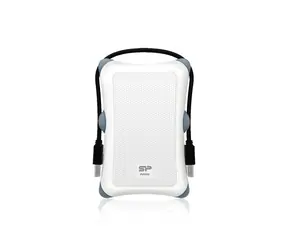 Silicon Power Armor A30 Externe Box für SATA HDD 2,5" weiß / USB 3.0 / Anti-Shock