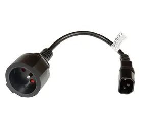 Lexi-net Reduktion USV 230V 1 Steckdose - USV / CEE 7:5 NA IEC320 C14 / 23cm