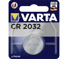 Varta Knopfbatterie CR2032 1 Stück / 3,0V / 230 mAh / Lithium / im Blister