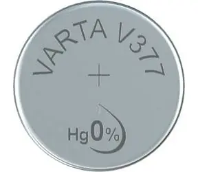 Varta V377 Knopfbatterie SR66 / 1,55V / 27 mAh / Silberoxid / 1 Stück / im Blister 