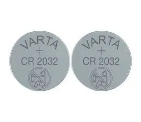 Varta Knopfbatterie CR2032 2 Stück / 3,0 V / 230 mAh / Lithium / im Blister 