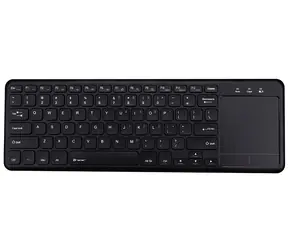Tracer SMART RF 2,4 GHz schwarz / kabellose Tastatur mit Touchpad / niedriges Tastenprofil / 2x AA-Batterien
