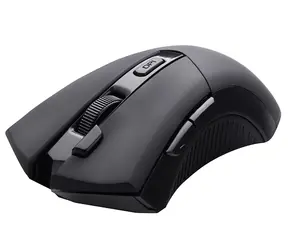 Tracer SILENCIO RF NANO schwarz / kabellose optische Maus / 1600 DPI / 7 tl. + Rad / RF 2,4Ghz / bis zu 6 m / 2xAAA