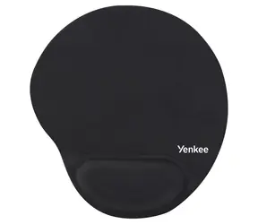 YENKEE Gel-Mauspad schwarz / 250x220x20 mm