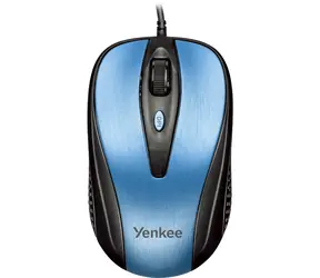 YENKEE Quito blau / Optische Maus / 2400 DPI / 4 Tasten / USB / 1,45 m