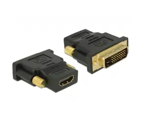 DeLock Adapter DVI 24+1 Pin Stecker > HDMI