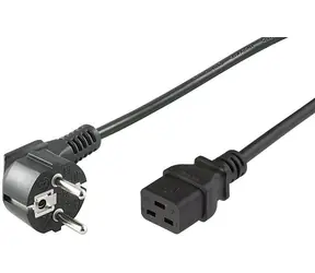MicroConnect Netzkabel CEE 7-7 - C19 / 5m