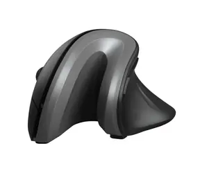 Trust Verro ergonomische kabellose Maus schwarz / optischer Sensor / 1600 DPI / 6 Tasten / USB-Empfänger