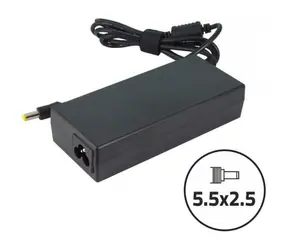 Qoltec Laptop-Adapter 90 W / 19 V / 4,74 A / 5,5 x 2,5 / + Cable