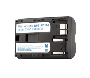 Trx Akku für Canon 2000 mAh / für EOS D30 / D60 / 10D / 20D / 30D / 40D / 50D / 5D DM-MVX1i / DM-MV30 / Nachbau