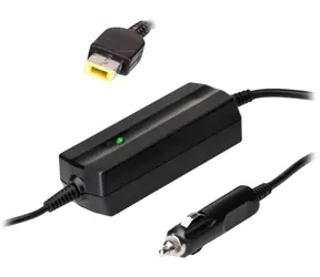Trx Akyga Auto-Netzteil 20 V für IBM und Lenovo -Laptops / 4,5 A / 90 W / quadratische gelbe Slim-Spitze