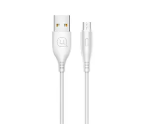 USAMS SJ268 Rundes Micro-USB-Datenkabel weiß