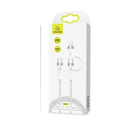 USAMS SJ403 U31 Datenkabel Typ-C - Typ-C (Lightning) weiß
